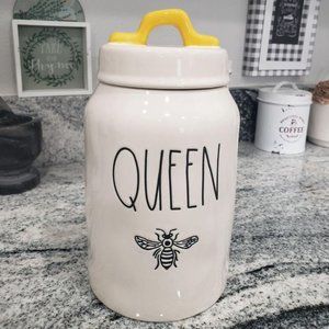 Rae Dunn "QUEEN" Skinny Canister Collection